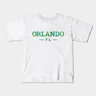 Orlando, FL Alcohol Ink Kids T-Shirt